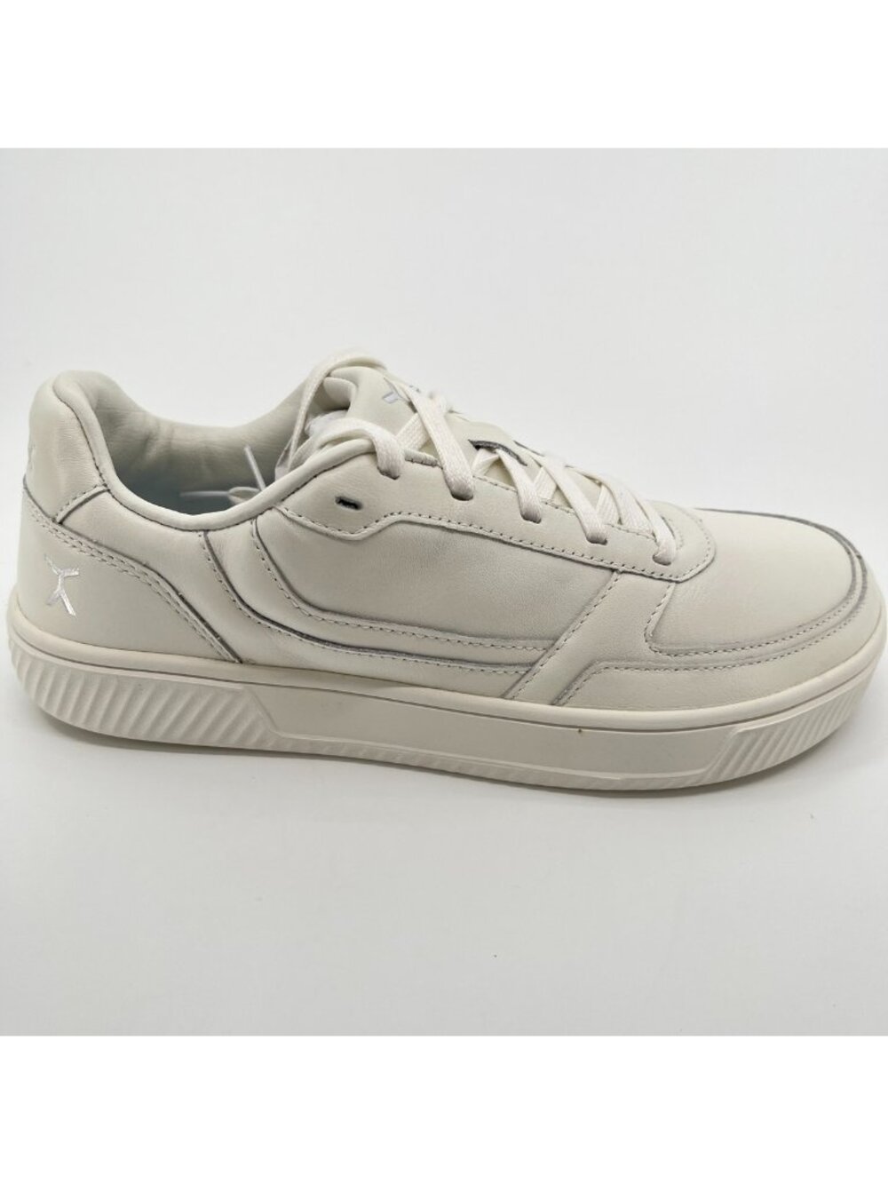 Flux Footwear Adapt Leather Trainer White Womens Size 9 Mens 7.5 Athletic Shoes